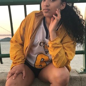 Yellow Windbreaker